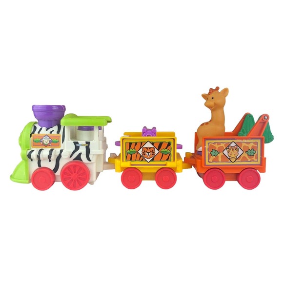 Fisher Price Little People Musical Zoo Safari Train Giraffe Figure - Picture 2 of 12